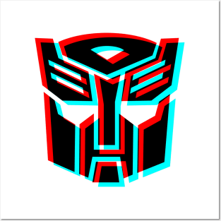 Retro 3D Glasses Style - Autobots Gen 1 Posters and Art